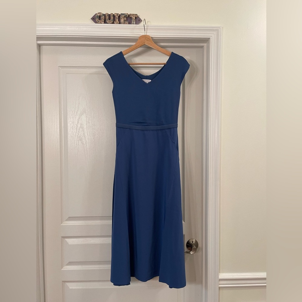 Athleta Ryder Dress Color Jay Blue